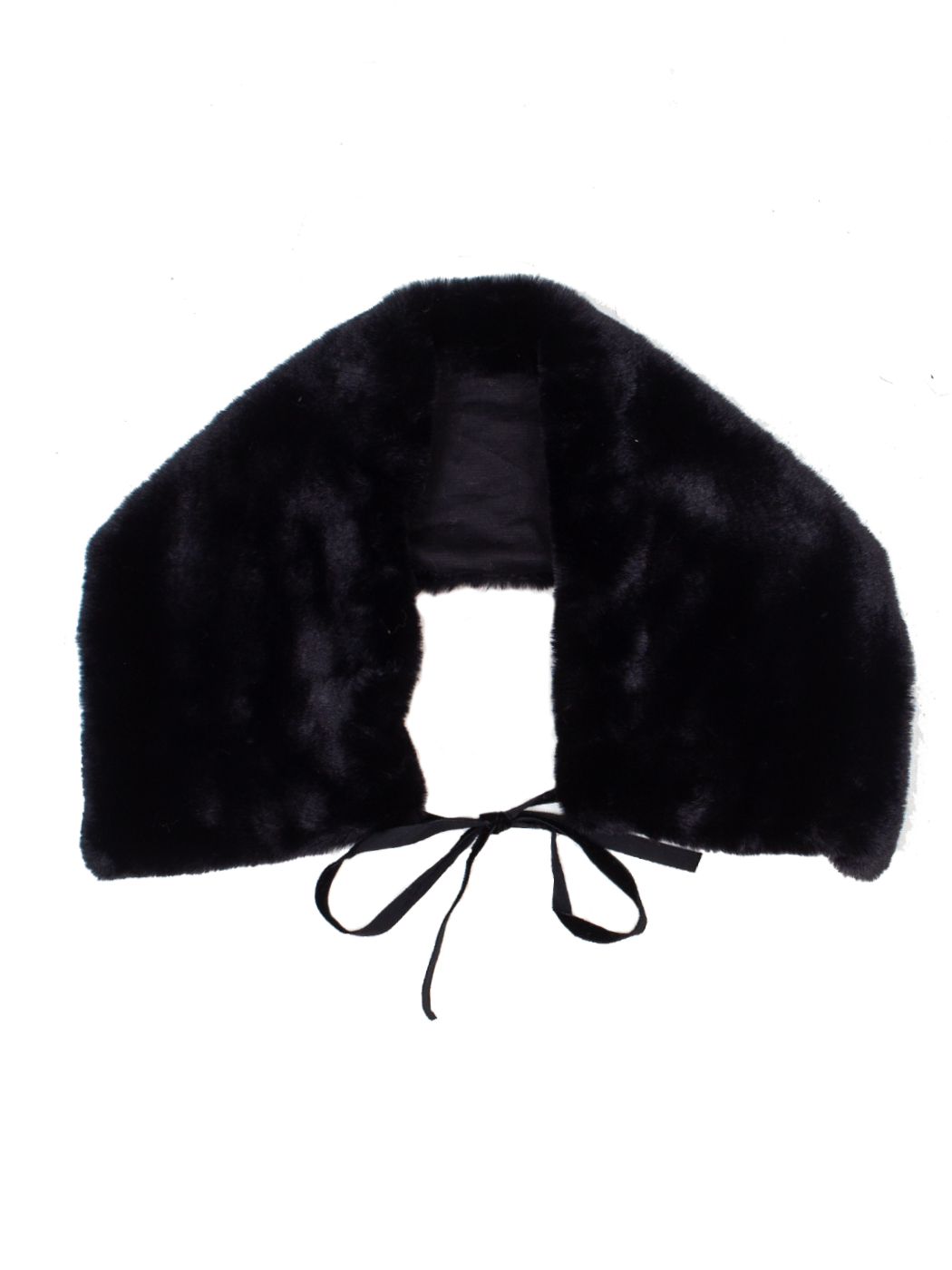 COLLO IN ECOPELLICCIA NASTRO,T.U. 100% PL, MADE IN ITALY